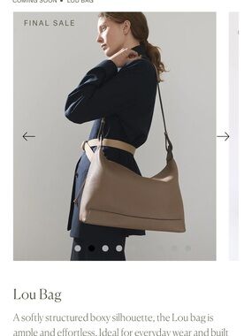 The Horse Lou Shoulder Bag in Taupe